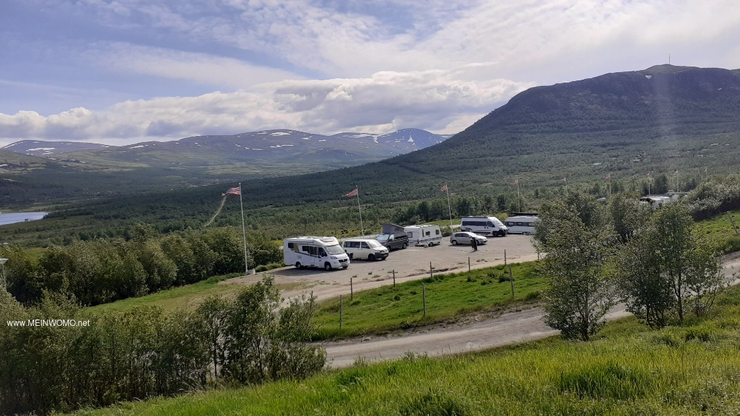 Emplacements, montagnes de Rondane et parc national de Dovre
