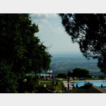 Campingplatz Barco Reale, Lamporecchio-San Baronto, Blick nach Sden ber die Swimmingpools
