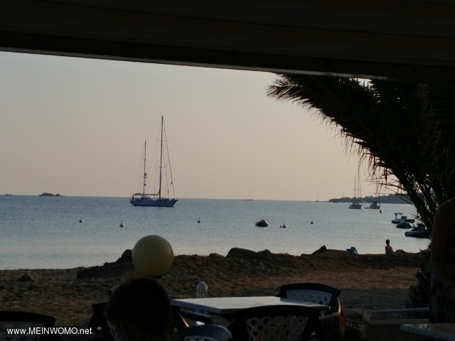  View from the beach bar (belongs to the pitch)