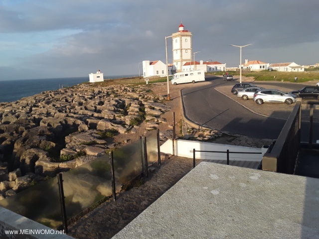  View of the square with lighthouse