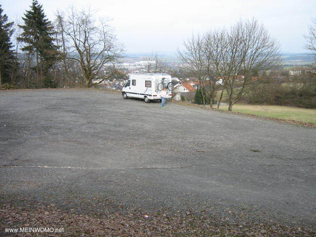  Vista del parcheggio