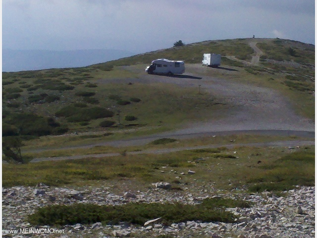  Parking at the summit of Signal de Lure