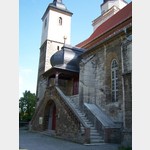Bad Tennstedt Seitenaufgang der Kirche, Groe Kirchgasse 7, 99955 Bad Tennstedt, Deutschland