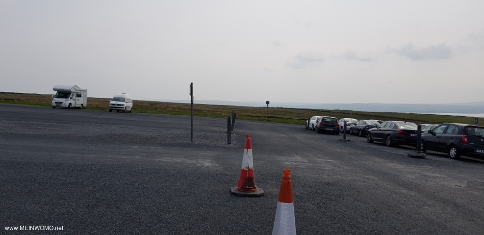  Parking at the Cliff of Moher
