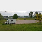 Parkplatz gegenber der Camping Carpark Aire bei der Rheinbrcke