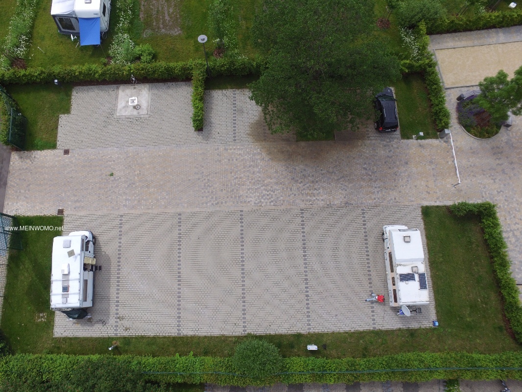  The parking space from above