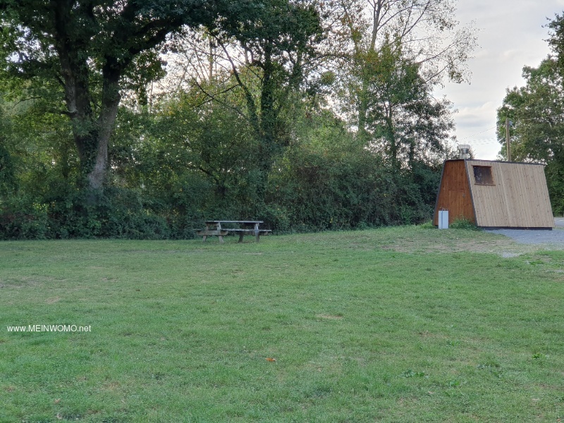 Picnic area and toilet 