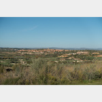 Amendoeira Golf Resort, Algarve Portugal, Im HIntergrund das Resort und Clubhaus