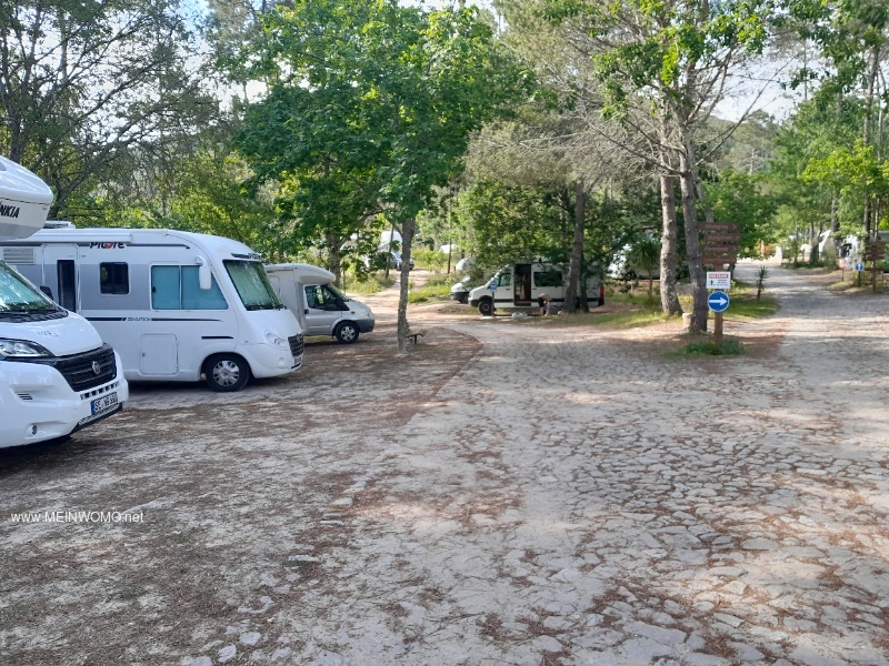 Staanplaatsen voor caravans  stacaravans