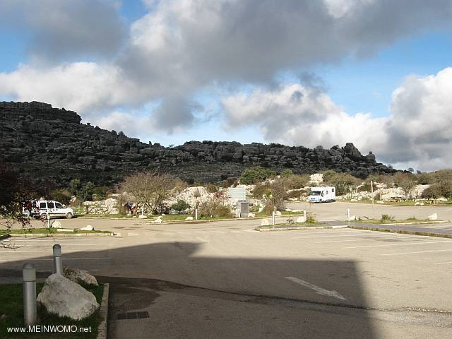  Parking au centre visiteur El Torcal (dcembre 2012)