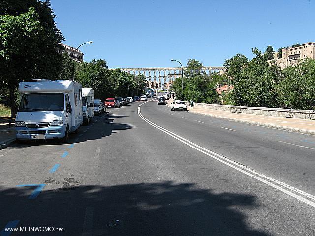  Parkering lane nra den historiska centrum (juni 2014)