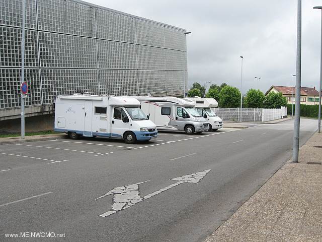  Parking space next to the sports hall (July 2014)