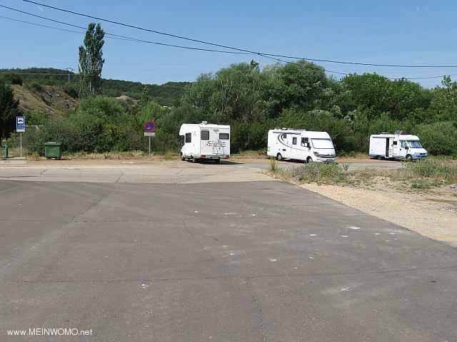  Parking space on the riverbank (July 2014)