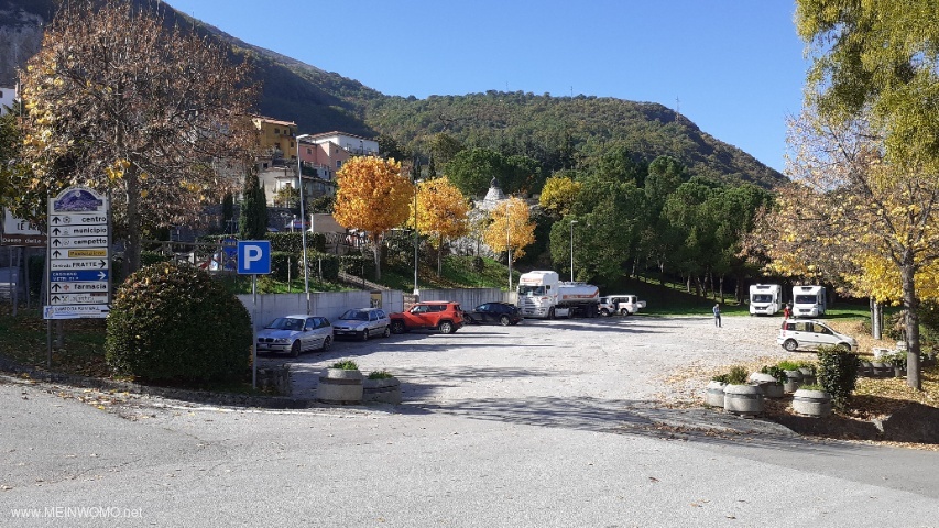 Area parcheggio