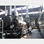 Lokomotive im Eisenbahnmuseum in Strasshof