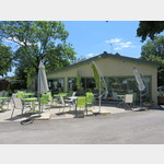 Restaurant auf dem Campingplatz Les Cent Vignes in Beaune