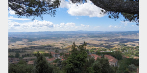 Volterra, Blick von Volterra