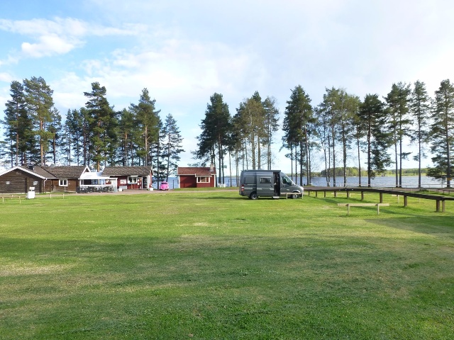  Camping area, reception and sanitary facilities