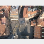 Blick vomTorre degli Asinelli auf den Torre Garisenda
