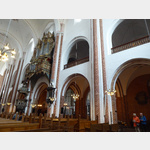 Roskilde Domkirke; die Begrbniskirche der dnischen Knige wurde 1995 UNESCO Weltkulturerbe