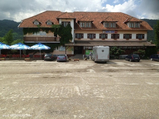 Ansicht vom Motel