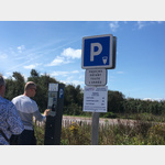 Parkplatzautomat, Parken nur tagsber erlaubt