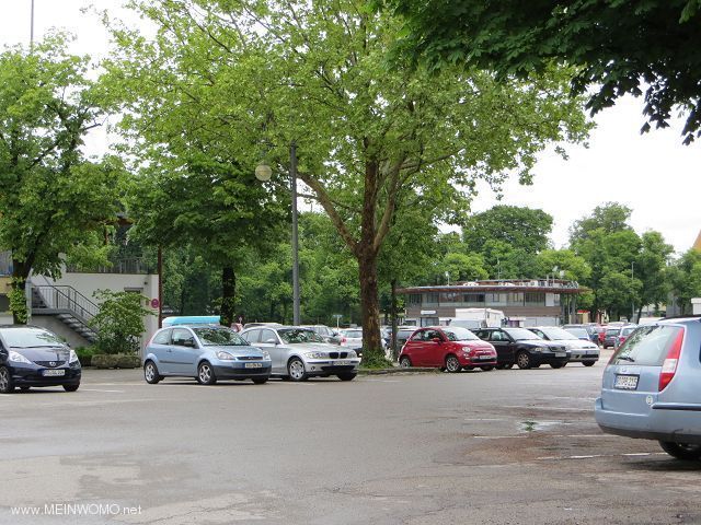 Parkplatz in Rosenheim