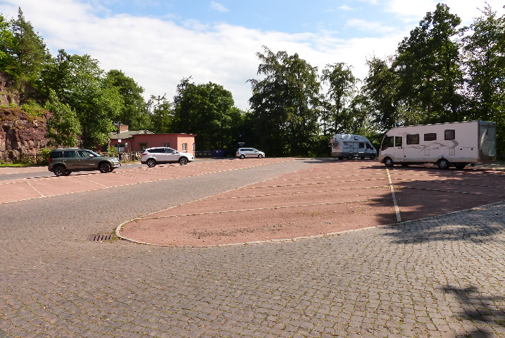 Parkplatz an der Wartburg