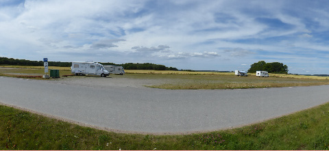  Panorama vanaf het veld Tjolholm, een plek naar onze smaak, rustig en ruim