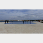 Gru an die Sonne, an der Uferpromenade von Zadar