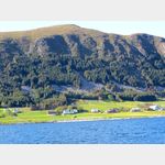 Blick vom Boot auf die Insel, Fylkesveg 18 930, 6096 Runde, Norwegen
