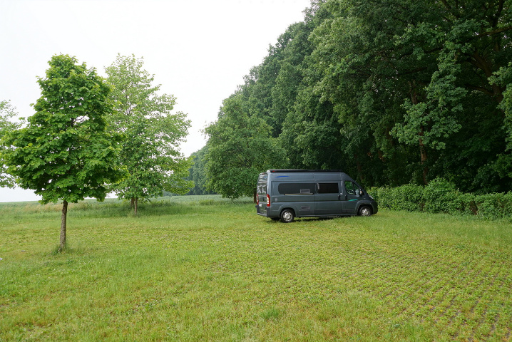  RV park at the swimming pool in Waldenburg