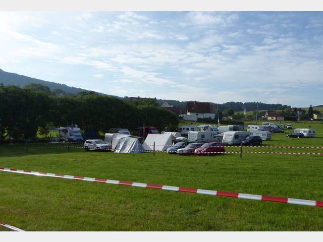  View of the camping area near the Country Festival