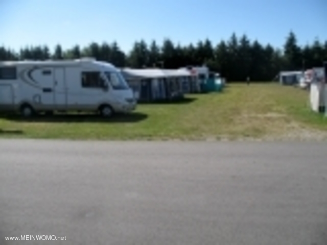  Parkeringsplats inom campingplatsen
