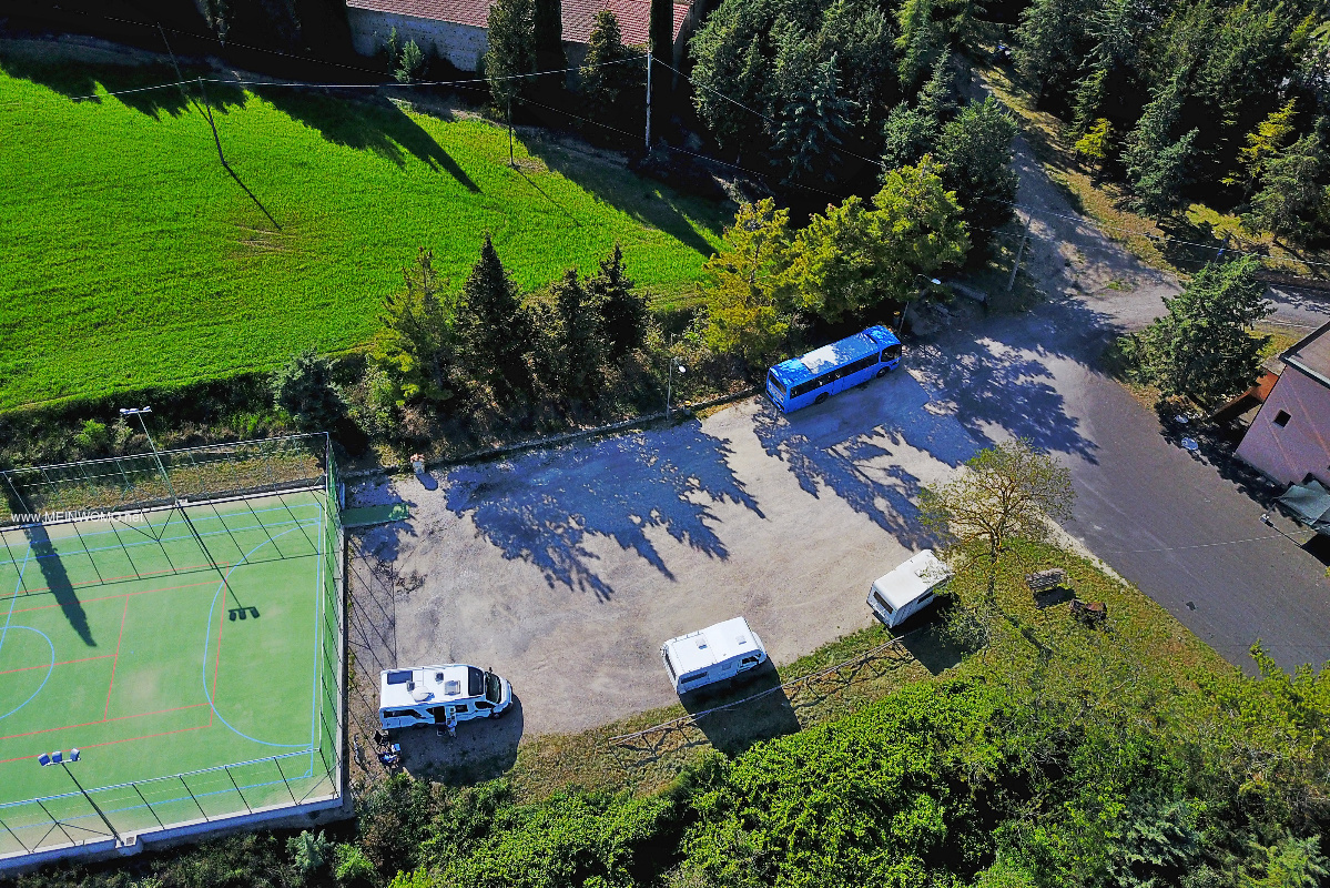  The pitch of Castiglione dOrcia from a birds eye view