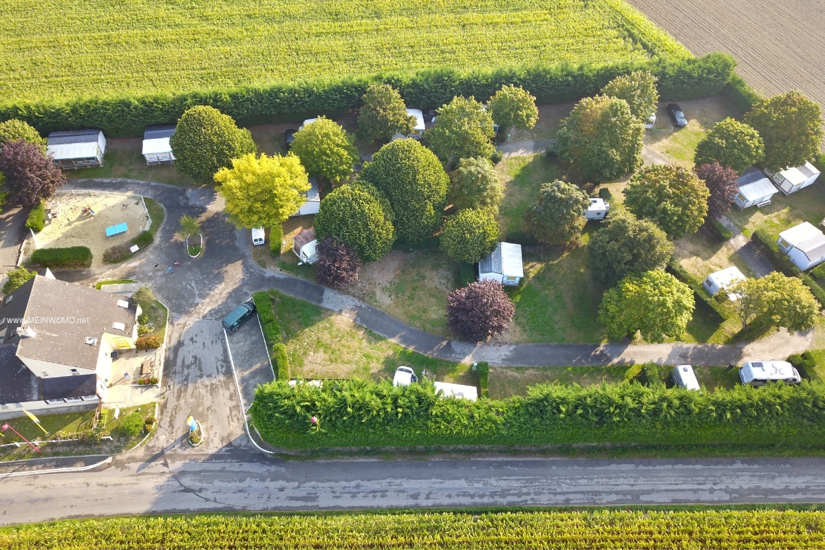  Aerial view of campsite Campole Saint Grgoire