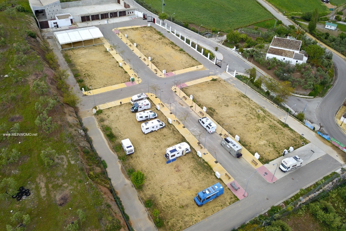  Aerial view from the RV site of Algodonales