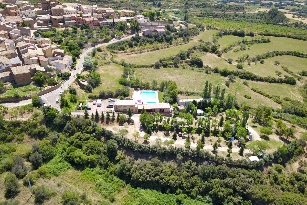  Aerial view of Camping Munical de Agero, Pena Sola
