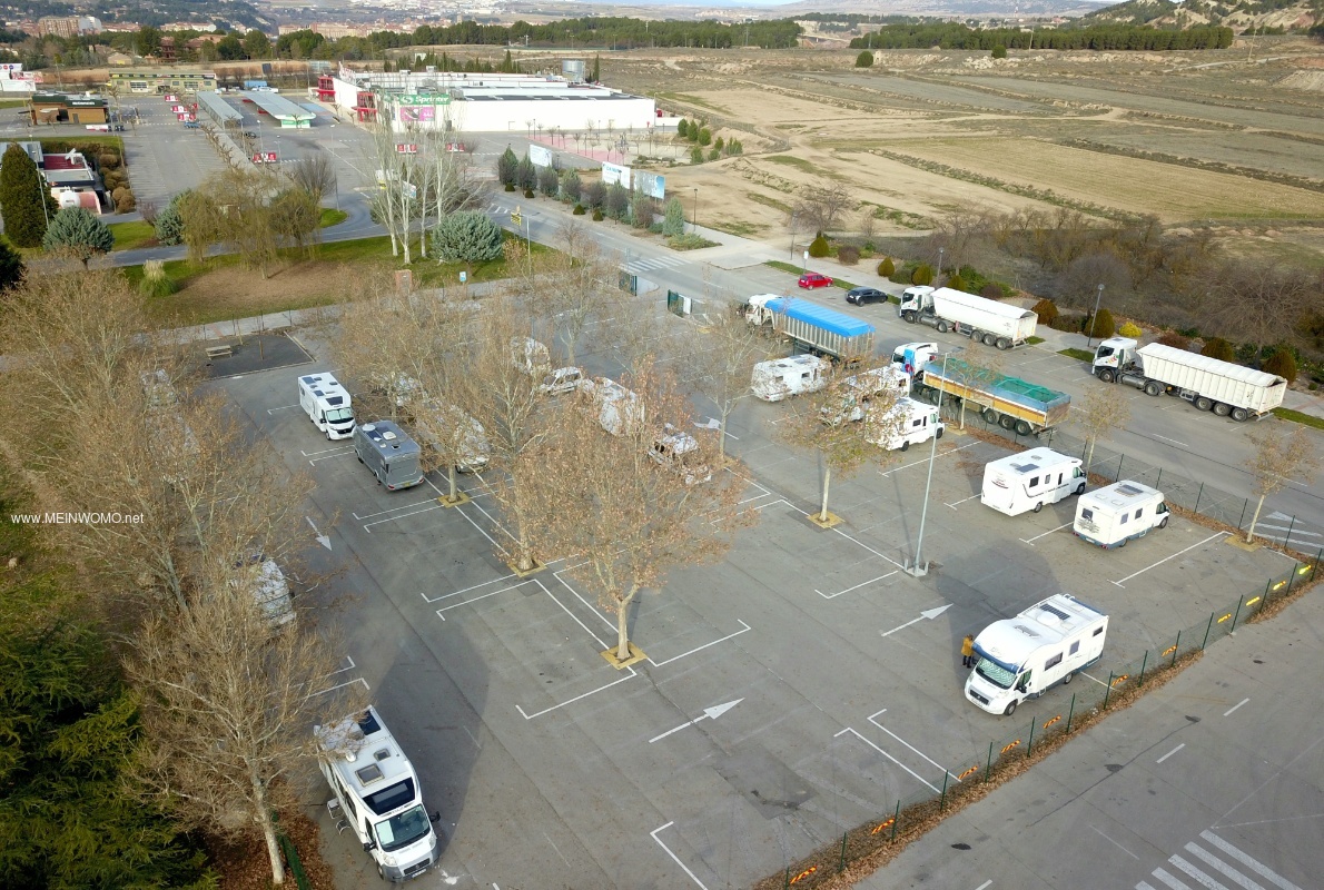   Aerial view of the Teruel pitch near Al Campo   