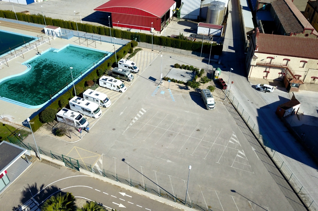 Aerial view of the Ubeda pitch