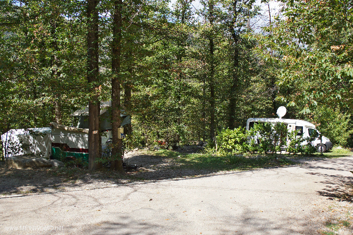 Stellpltze auf dem Campingplatz Domaine-Saint-Martin