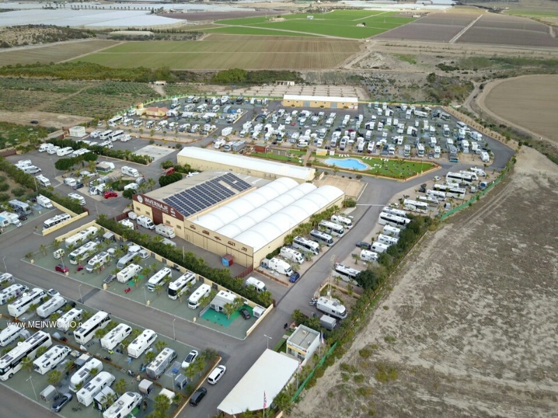 Aerial view from Area Camper Mazarron