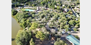Luftaufnahme vom Campingplatz el Greco