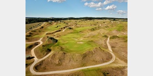 Luftaufnahme vom Golfplatz WINSTONlinks