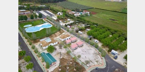 Luftaufnahme vom Campingplatz La Sierrecilla