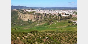 Luftaufnahme von Ronda