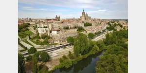 Luftaufnahme von Salamanca