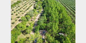 Luftaufnahme vom Campingplatz La Banera