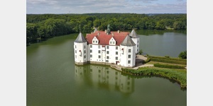 Luftaufnahme vom Schloss Glcksburg