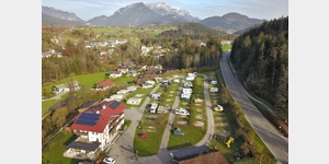Luftaufnahme vom Campingplatz Mhlleiten